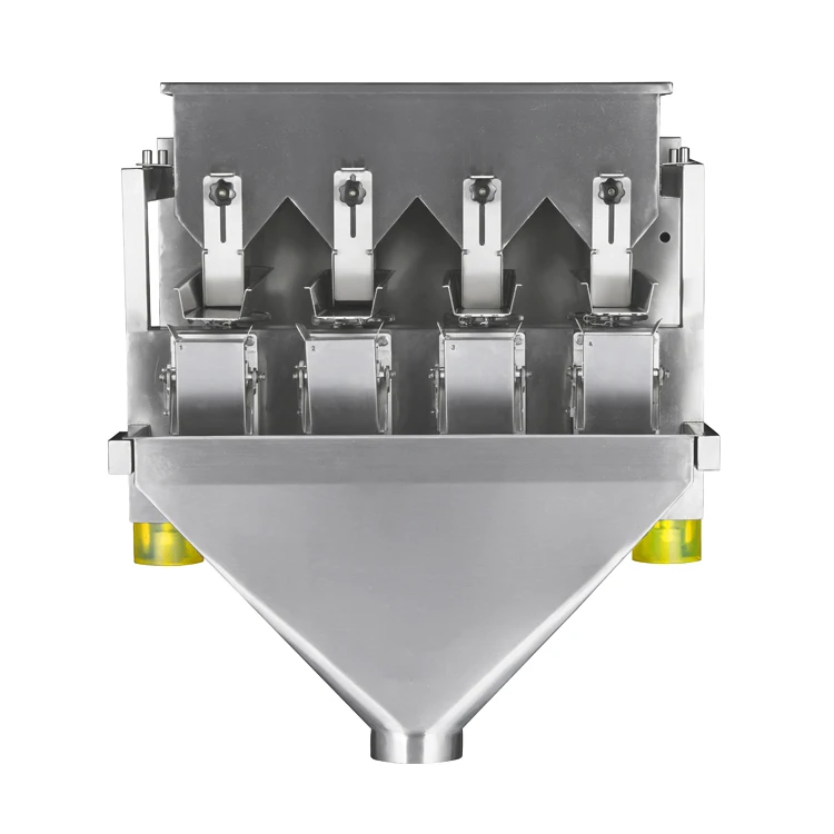 High Accuracy Mini Linear Weigher and Filling Machine 4 Head Spice Weighing Machine