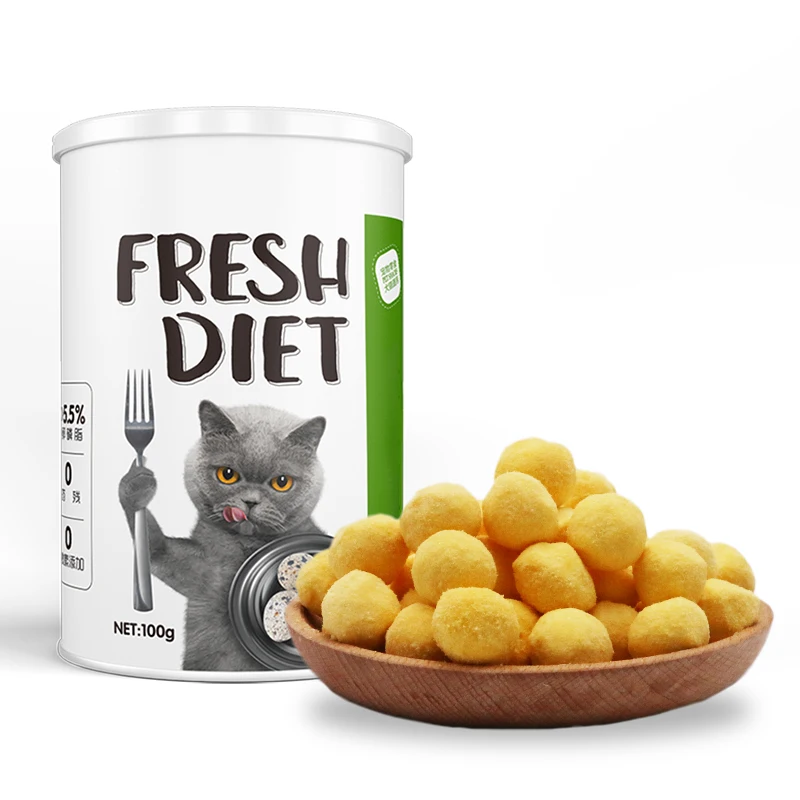 Natural freeze-dried chicken cubes new cat treats freeze dried cat treats snacks