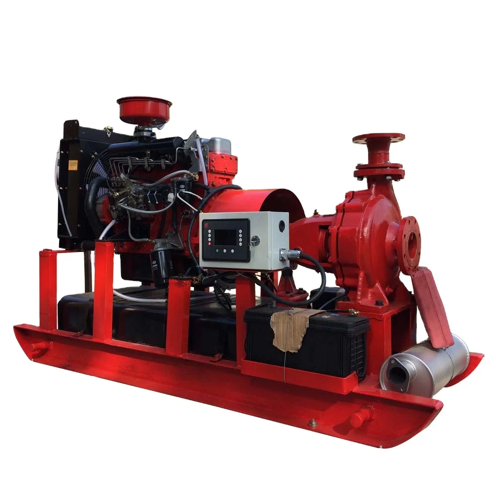 Пожарный насос с дизельным двигателем 20hp для