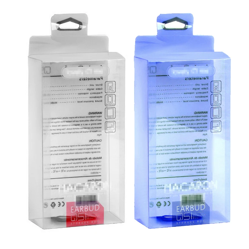 Clear Beauty Sponge Egg Packaging Box Custom Logo Printed Cosmetic Transparent Plastic Box
