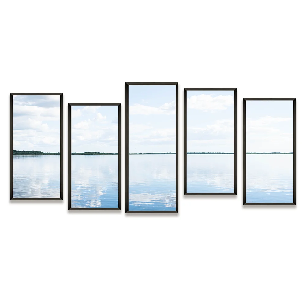 landscape paintings on canvas Home decor paintings movie poster materials metal wall art seascape paintings Modern style