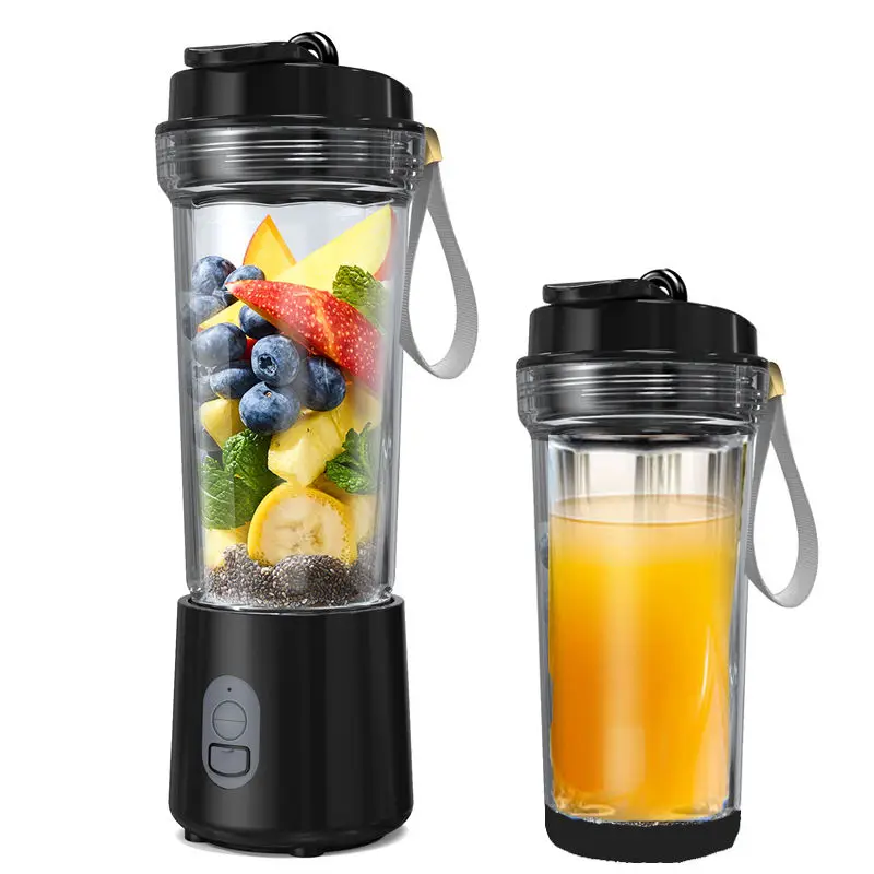 Electric Mini Portable Blender 500Ml Strong Power Rechargeable Usb Wireless Fruit Juicer