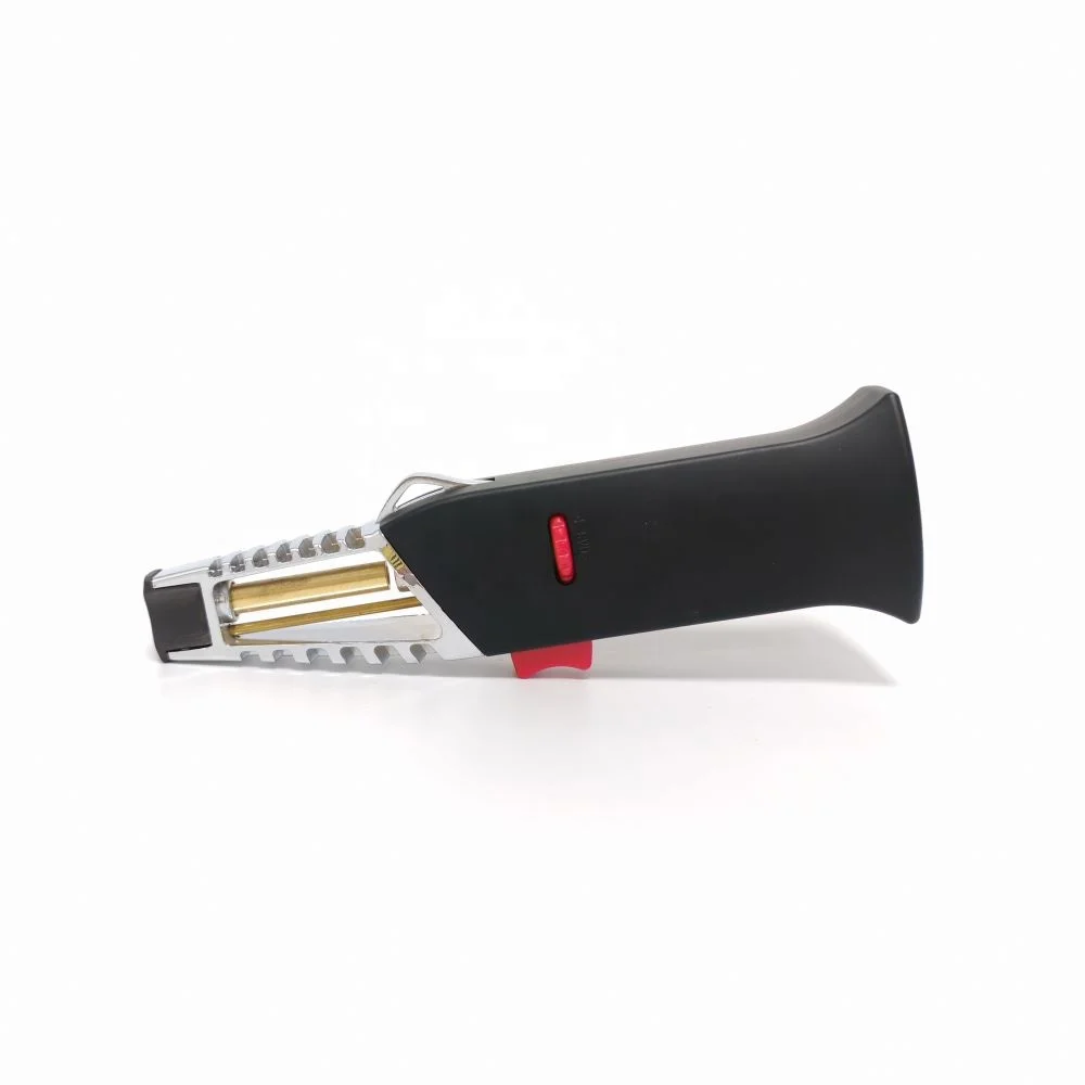 China Manufacturer 928A Custom Logo Metal Pen Jet Flame Windproof Straight Cooking Kitchen Butane Gas Torch Lighter