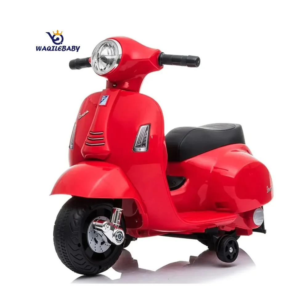 kids ride on electric cars toy for wholesale new model mini vespa GTS 6V baby ride on motorcycle