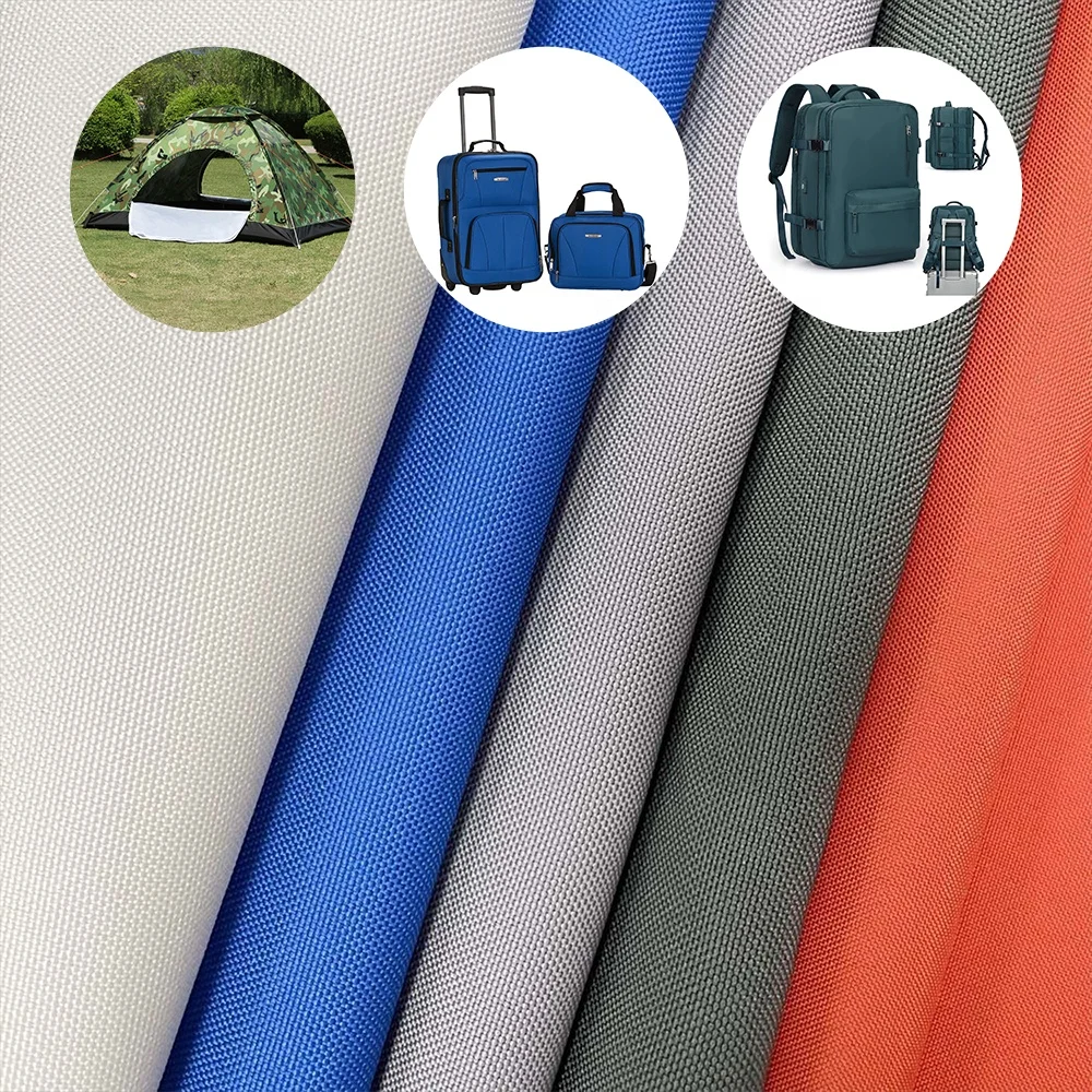 Wholesale China Pu Coated  600d Waterproof Recycle Polyester Oxford Fabric for Backpack Bags