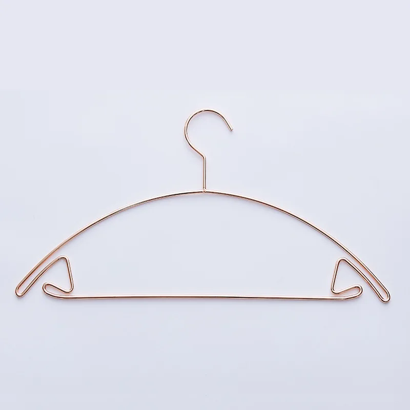 Fashion Anti-slip Multifunctional Hanger Brand Store Display Hanger Shirt Metal Clothes Hanger for Slip Dress