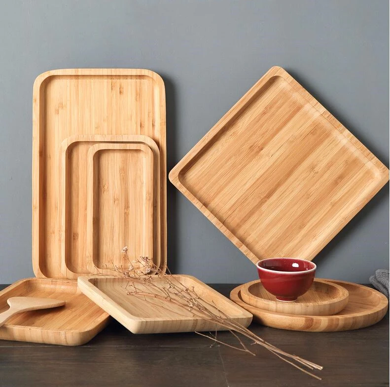 Customize All Kinds of Bamboo Trays Customize Logo And Size Promotional Bamboo Gift Green Products Customize Tea Cup Bamboo