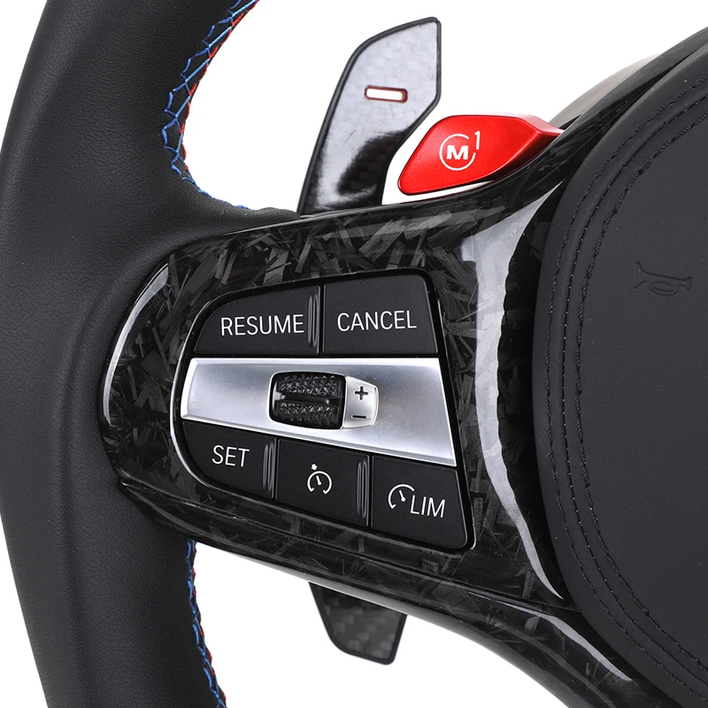 With M1 M2 Button Led M Sport Volant Lenkrad Forged Carbon Steering Wheel for BMW X3 G01 G20 G30 G31 G38 G82 G80 M3 G11 G22
