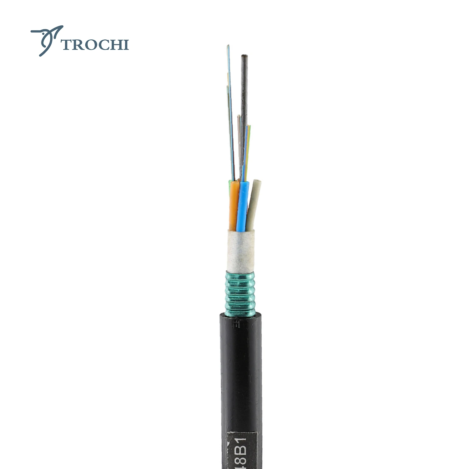 12/24/36/48/72/96 core armoured SM fibra optica cable GYTA for outdoor duct fiber cable