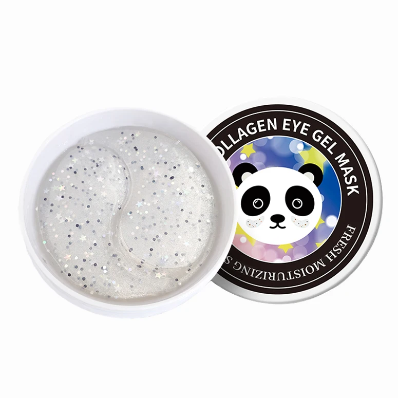 Sersanlove panda rose eye mask collagen crystal circle gel anti wrinkle cosmetic eye mask