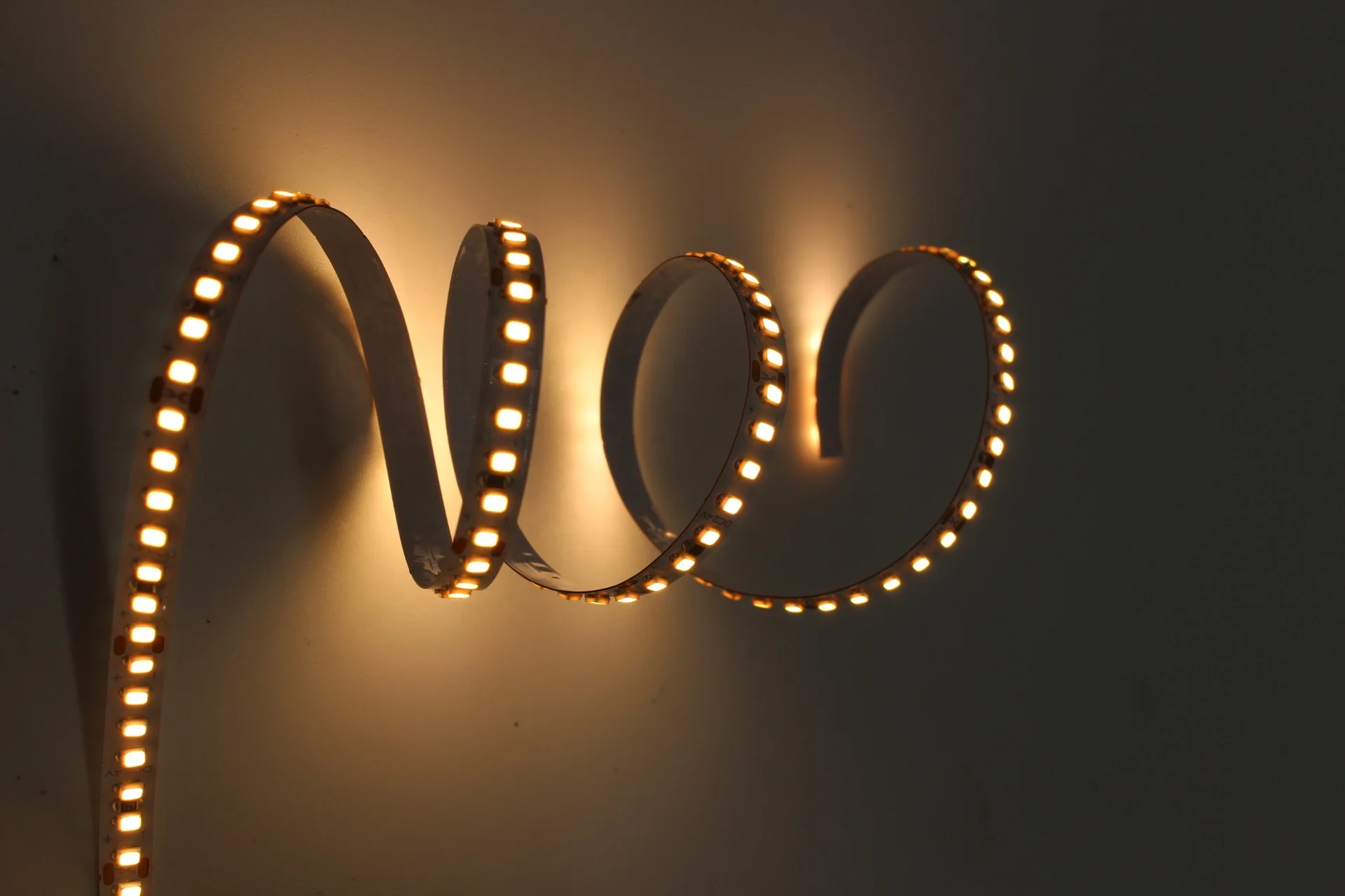 Hot Selling Tv kitchen hotel bar background Light 24V 10mm SMD2835 IP20  non-waterproof led flexible strip tape light