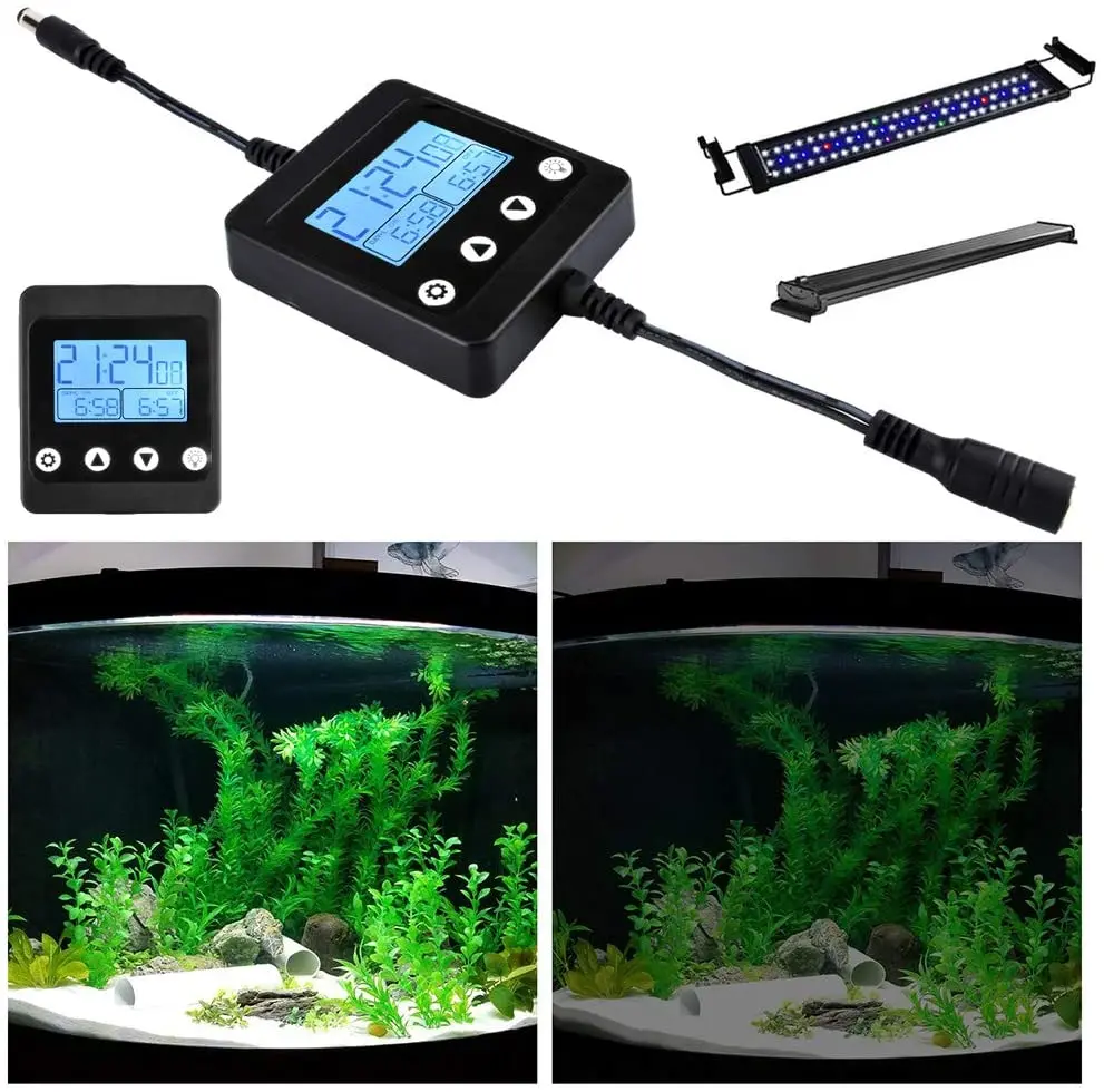 Aquarium Light Timer LED Dimmer Lighting Controller Adjustment Universal