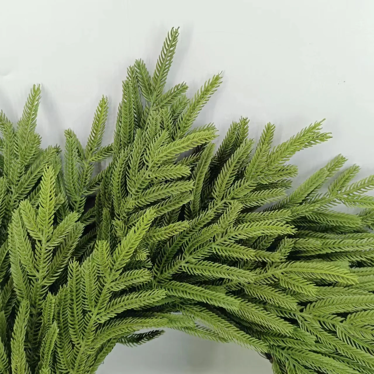 2023Norfolk pine wreaths for Christmas decoration Touch soft plant