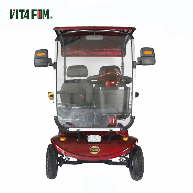 Four-wheeled scooter folding safe operation easy elderly disabled electric bicycle