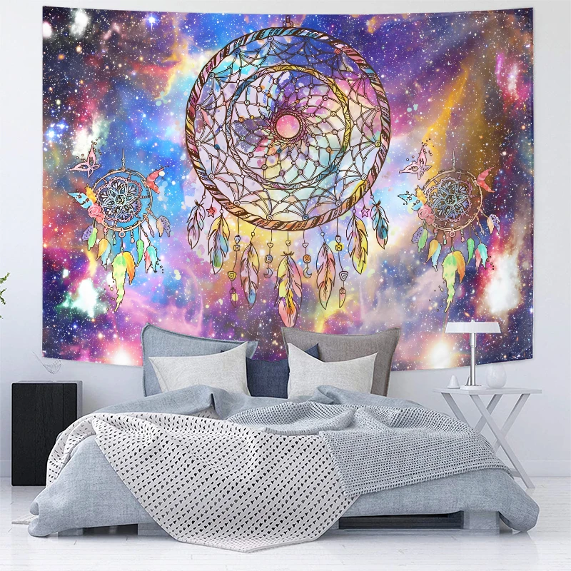 New Design Printing Bohemian Tapestries Custom Hippie Wind Chimes Tapestry throw Wall Hanging Decoration livingroom Office