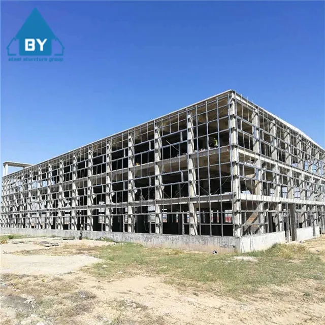 Factory Wholesale Easy Assembly Steel Structure Metal Building Material Prefab Warehouse For Sale