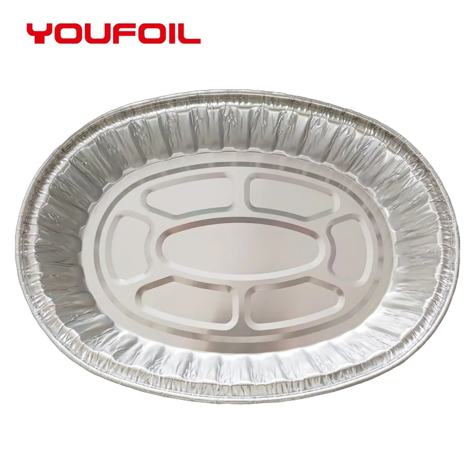 Manufacturer Factory Direct Price Disposable Oval Aluminum Foil Turkey Tray