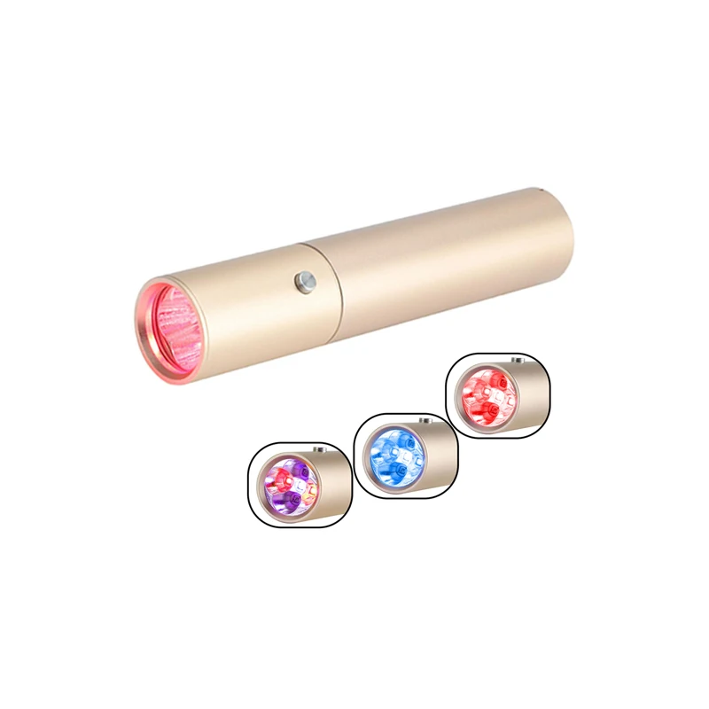 Redlight Facial 3 Color Face And Body 660nm 850nm Infra Red Light Photodynamic Led Therapy Device Equipment Infrared Lamp Torch