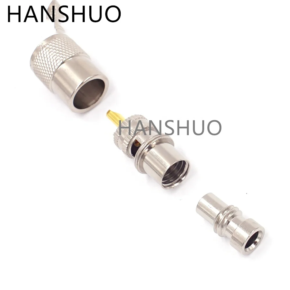 Коннектор с винтовым соединением PL259 UHF штепсельная вилка редуктором для коаксиального кабеля RG8X + коннекторы труб 10