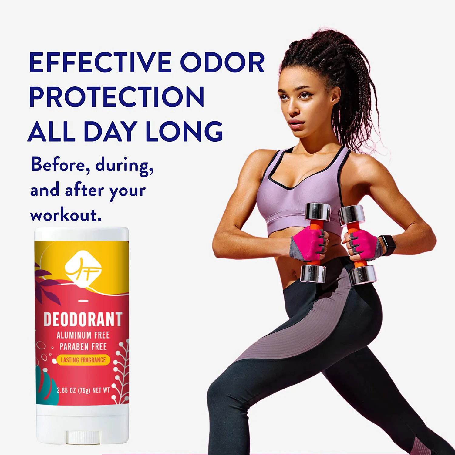 Private Label Women Men Underarm Fragrance Body Lasting Natural Deodorant & Antiperspirant Stick