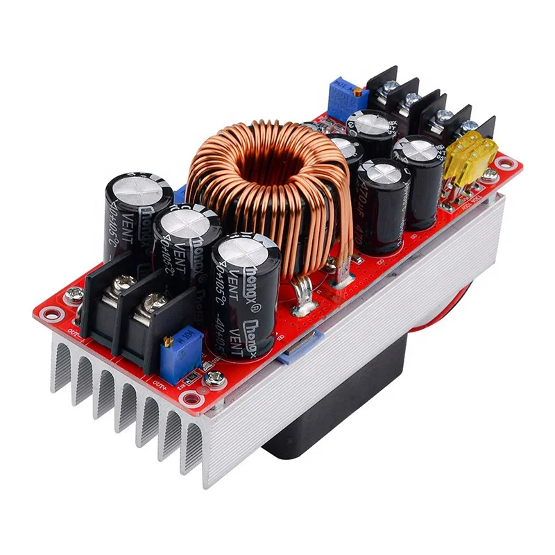 1500W 1800W Constant Voltage Constant Current Adjustable Power Module 12-60V TO 12-90V Step UP Boost Converter DC-DC