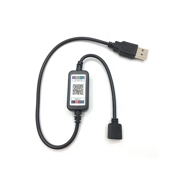 Smart Voice Control USB 5V RGB Led Strip Controller 4Pin connector For LED Strip Light 5630 5050 3528 2835