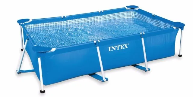 INTEX 28273 4,50 м x 2,20 м x 84 см бассейн с металлической рамой прямоугольный семейный бассейн