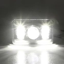 DOT SAE Truck Lights Square 4x6' High Beam Rectangle LED Projector Headlight Retangular 4x6 LED Headlight for Truck Motorcycle