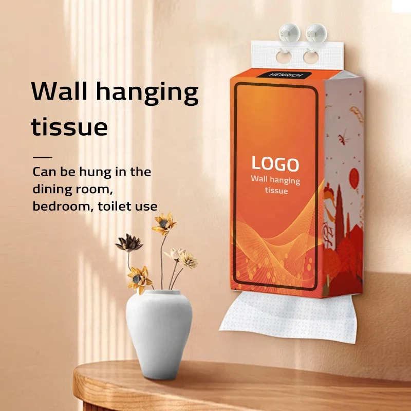 Best Price Facial Tissue 500 Sheets Pocket Facial Tissue 4 Ply Toilet Paper Hanging Bag Wall Hanging Tissue