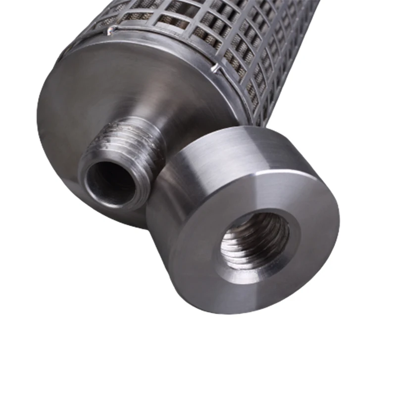 Food grade 5 micro 304 stainless steel mesh pleated juice  filter cartridge