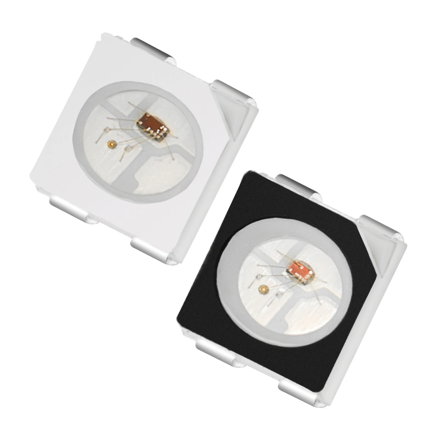 Chanzon 5050 WS2812B SMD RGB Tricolor LED Diode Lights Chips White Black Cover with IC Chip for LED Strip DIY