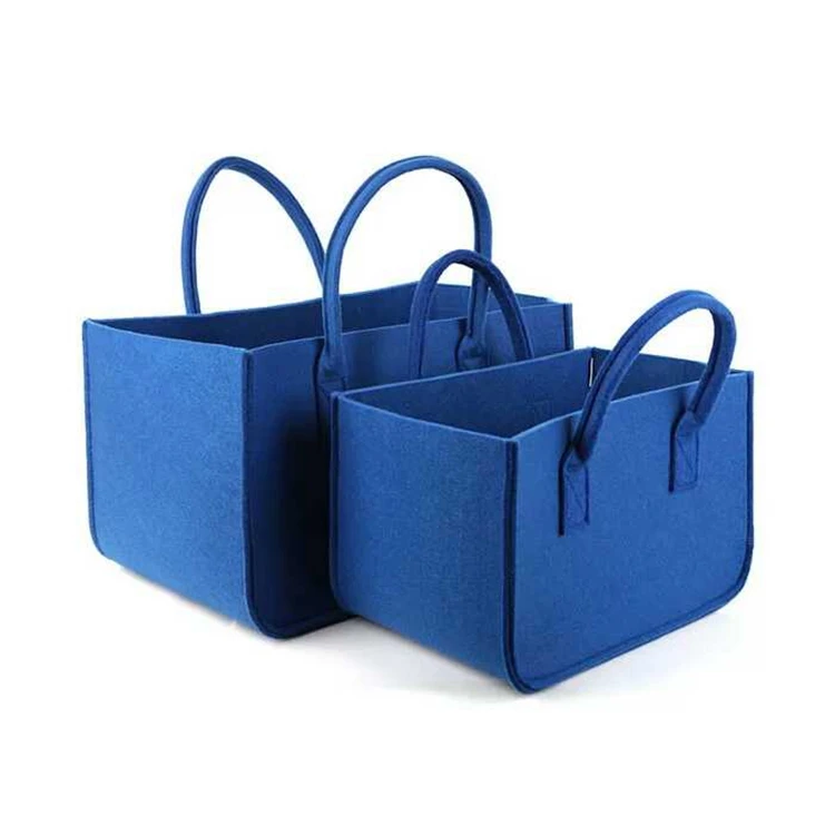 Felt Laundry Packaging Bag Modern Foldable Big Felt Shopping Bags