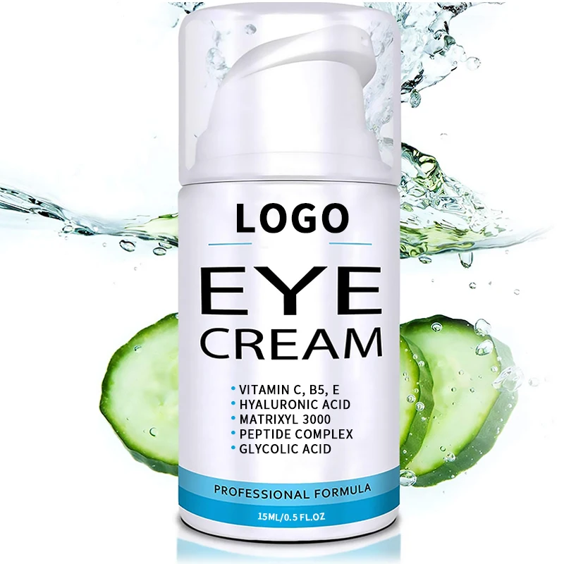 Private Label Peptide Eye Cream Sulfate-free Moisturizer & Anti aging and Glycolic acid & Cucumber Skin Care Eye Creams