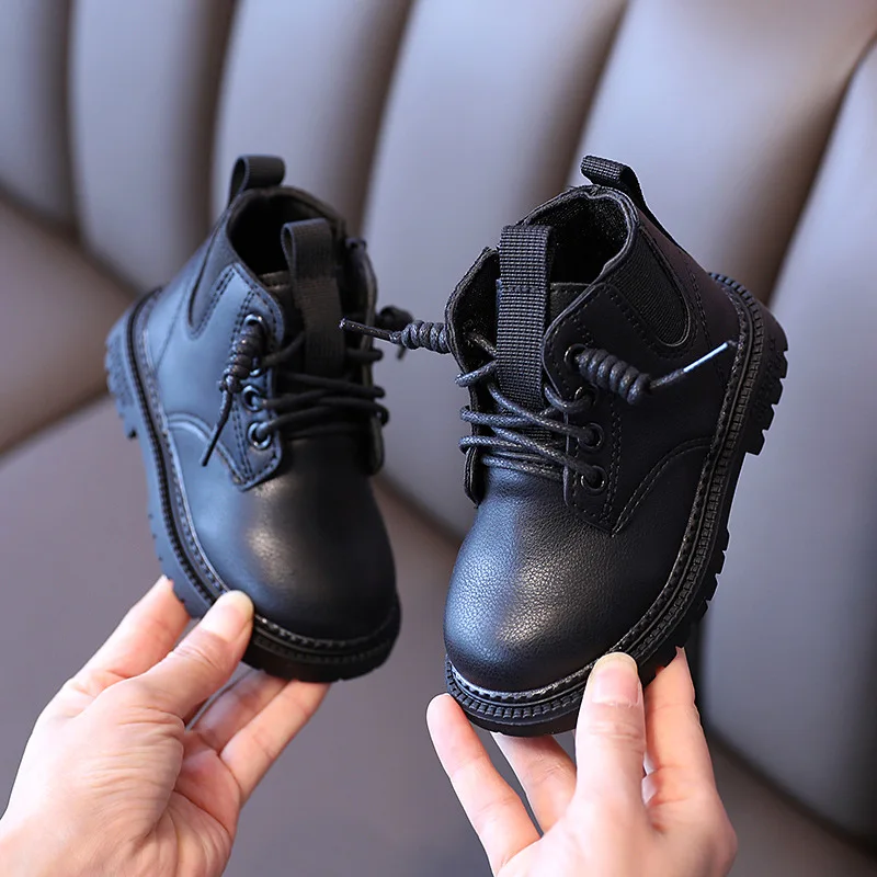881 New Autumn Winter Children Casual Shoes Baby Girls Fashion Casual Winter Thicken Warm Snow Boots Kids Outdoor Snow Boots