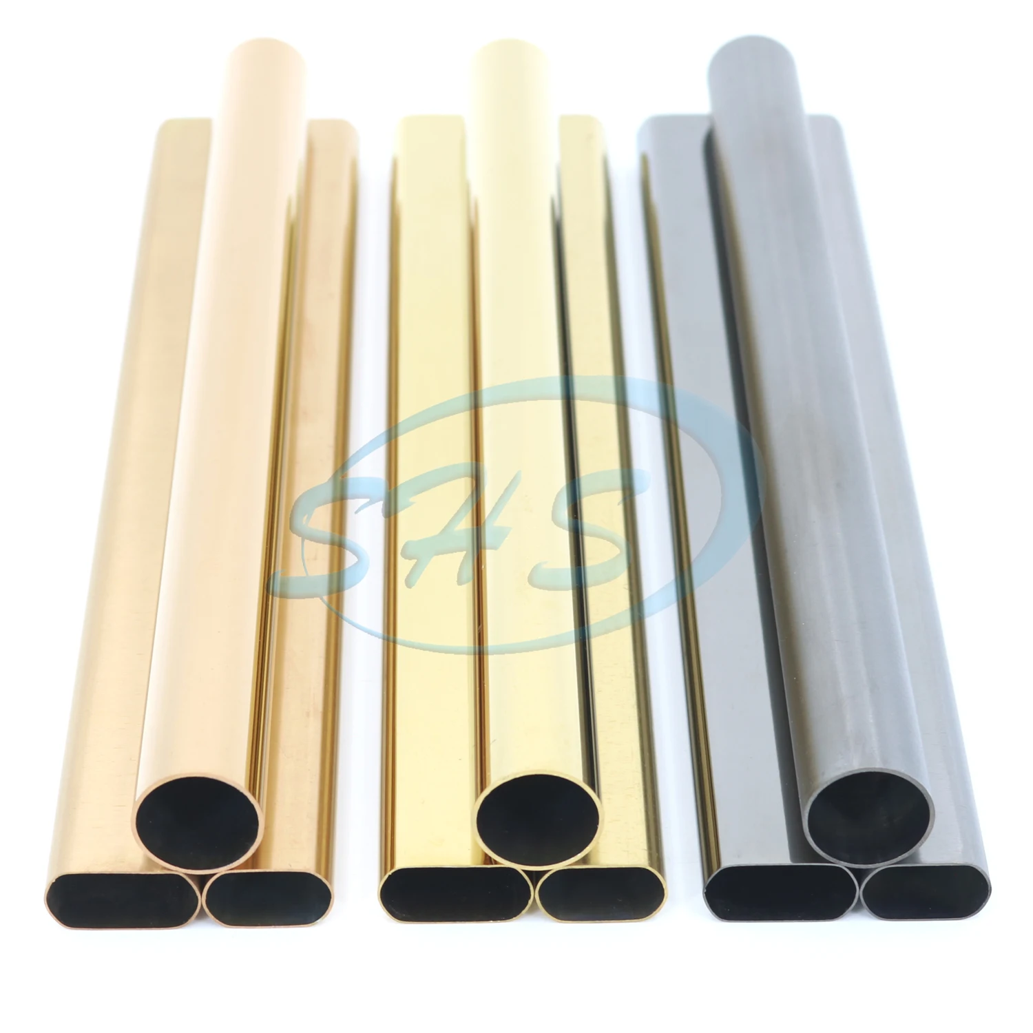 Foshan Manufacturer gold silver color metal inox stainless steel tube for indoor and outdoor decoration 304 63mm ss inox tube