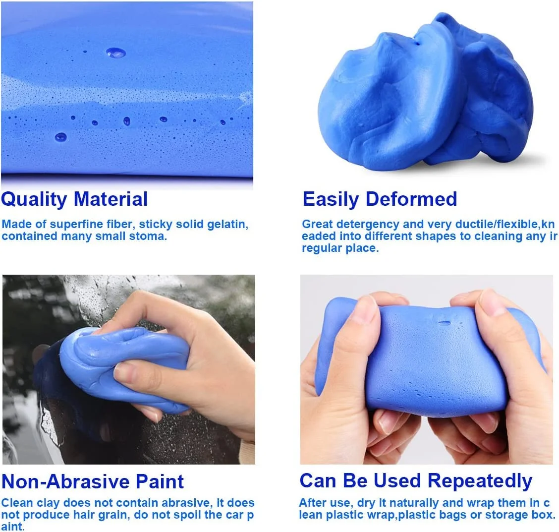 Wholesale 50g High Quality Custom Clean Car Washing Mud Magic Clay Bar Dish Wash Bar