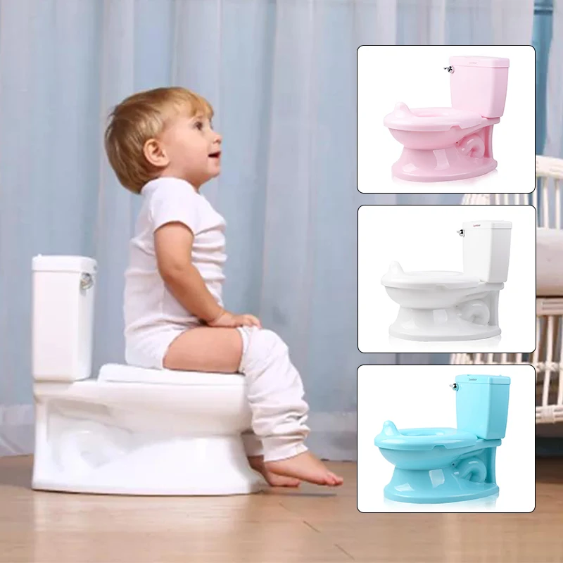Potty Training Seat with Music Realistic Potty Training Toilet for Home Use Potty Print Accept Style Plastic New Plastic Baby
