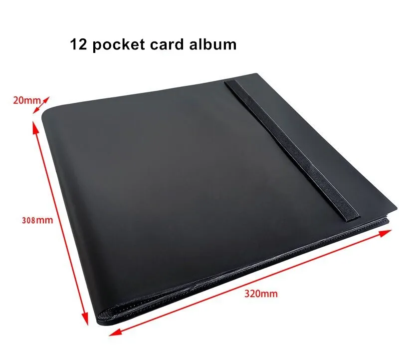 Customized PP Board Game Card Binder 12 pocket for 480 cards Card Binder Album