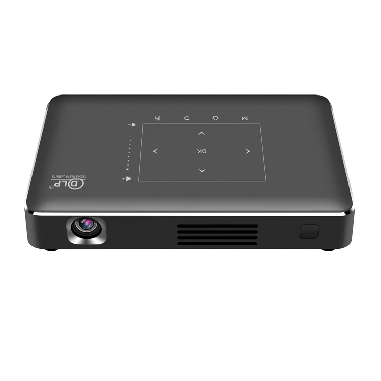 Мини DLP-проектор 150 ANSI lumen портативный проектор с аккумулятором 9000 мАч 2 4/5 г wifi BT Full hd 4k 3D