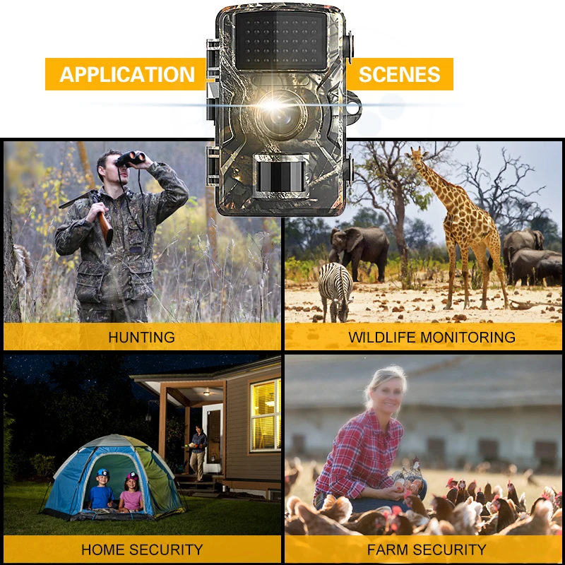 Best Wildlife Trail Hunting Camera Full Hd 1080p Night Version 12mp Wild Camera Infrared Ir Trail Camera
