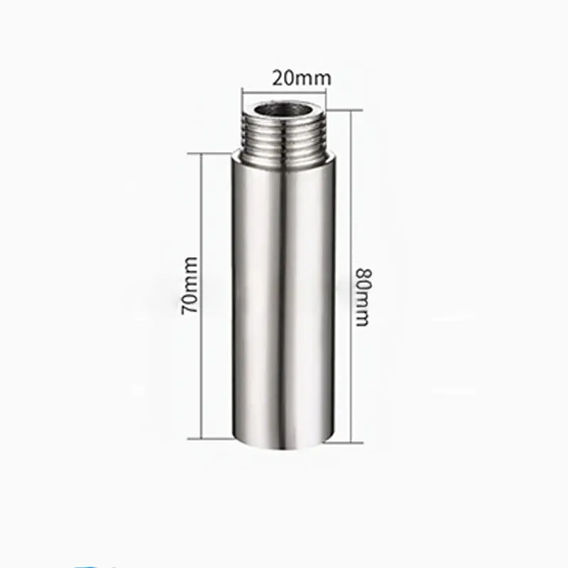 Stainless steel faucet extension adapter fittings universal joint with NPT thread female and male