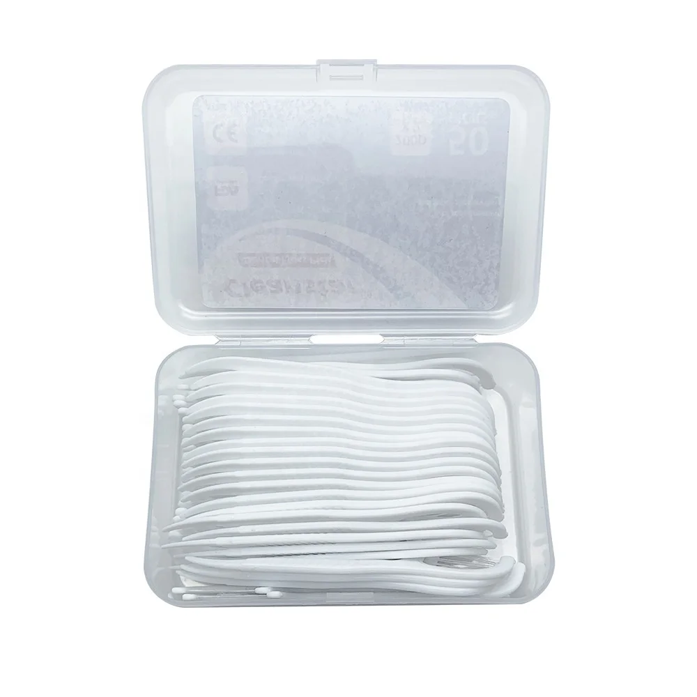 
Factory Outlet UHMWPE Thread Individually Wrapped Dental Floss Picks 
