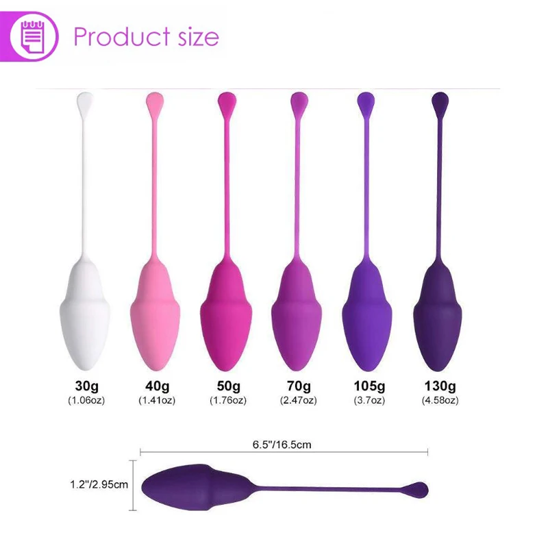 6pcs Silicone Vaginal Chinese Smart Kegel Balls Sex Toys For Women Vagina Tighten Shrinking Ball For Pussy Geisha Balls Products