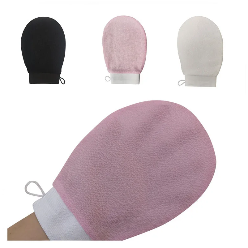 100% Viscose Morocco Body Scrub Kessa Mitt Glove Exfoliate Bath Exfoliating Gloves