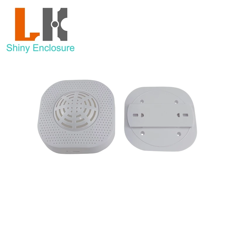 89*89*30mm Smoke alarm shell Temperature humidity sensor enclosure Intelligent smoke gas detector ceiling plastic case