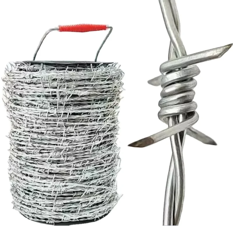 Колючая проволока высокой прочности 500 метров забор из колючей проволоки/заграждение проволоки/сетка проволоки 50 кг