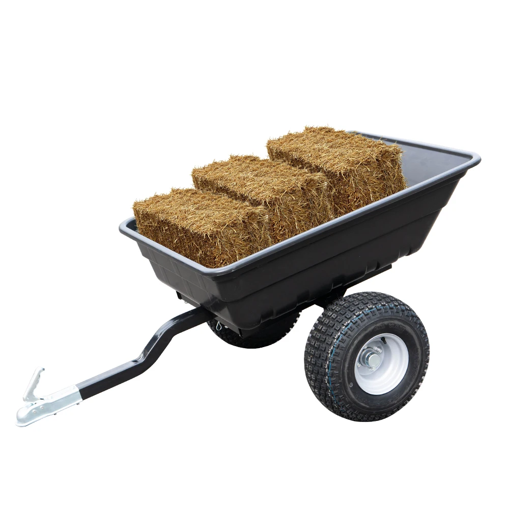 Rear Dump Tipper Trailer Multi Purpose Garden Trailer Dump Farm Atv With Trailer