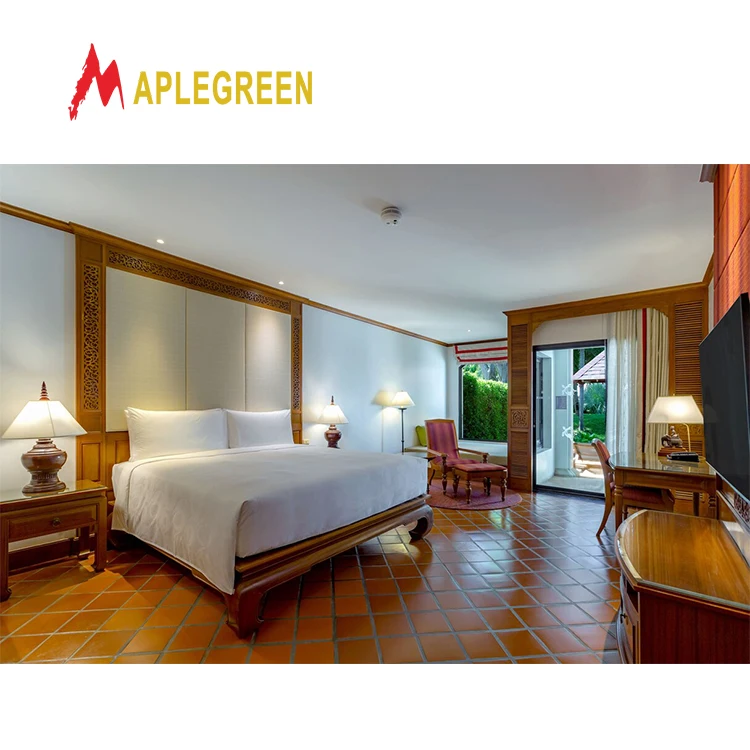 Wholesale hotel bedroom sets apartment standard queen size bed 7 star hotel bedroom furniture set