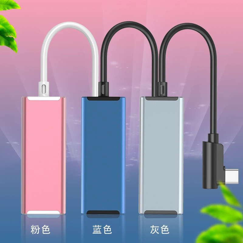 Type c to RJ45 WAN adapter usb adaptor hub usb c hub ethernet laptop with usb hub