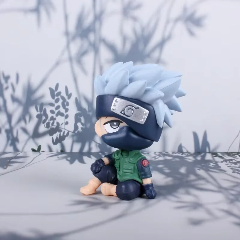 Wholesale 10cm Cartoon Figure Q Version Action Figure Sasuke Kakashi Cute Gift For Kid Girl Toy Figures Doll